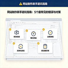 桥西建站-网站制作新手避坑指南：5个最常见的错误与对策