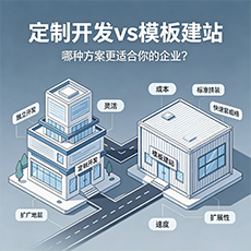 石家庄建站-定制开发vs模板建站:哪种方案更适合你的企业?