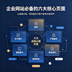 鹿泉建站-企业网站必备的六大核心页面