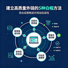 石家庄建站-建立高质量外链的5种白帽方法